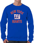 New York Giants Adult Gameday Crewneck Sweatshirt - Comfortable Fit