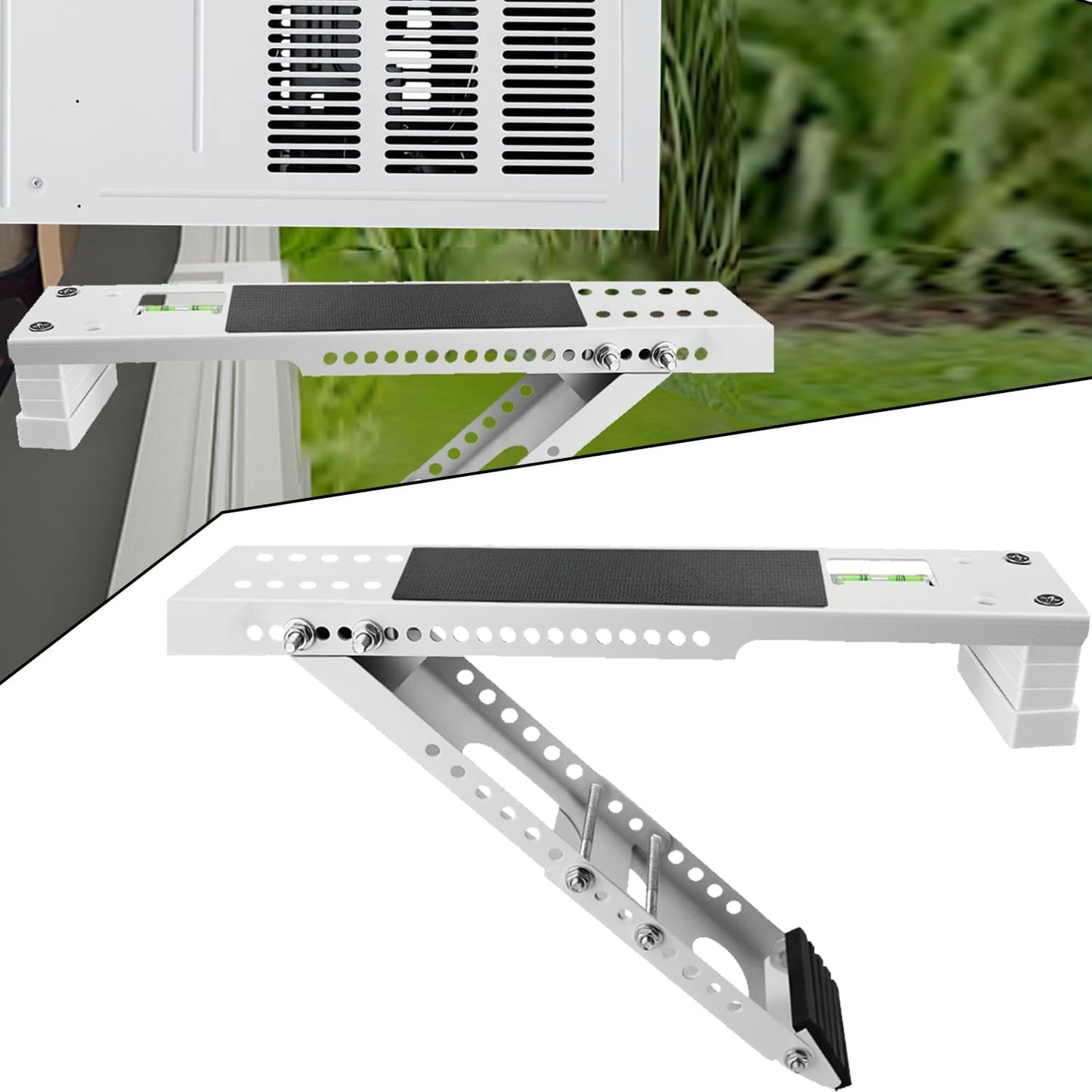 Aozzy Universal Window AC Bracket - Heavy Duty Support Up to 165 lbs