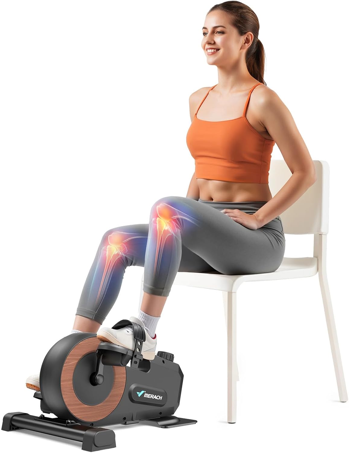 Under Desk Bike Pedal Exerciser for Arm and Leg Recovery