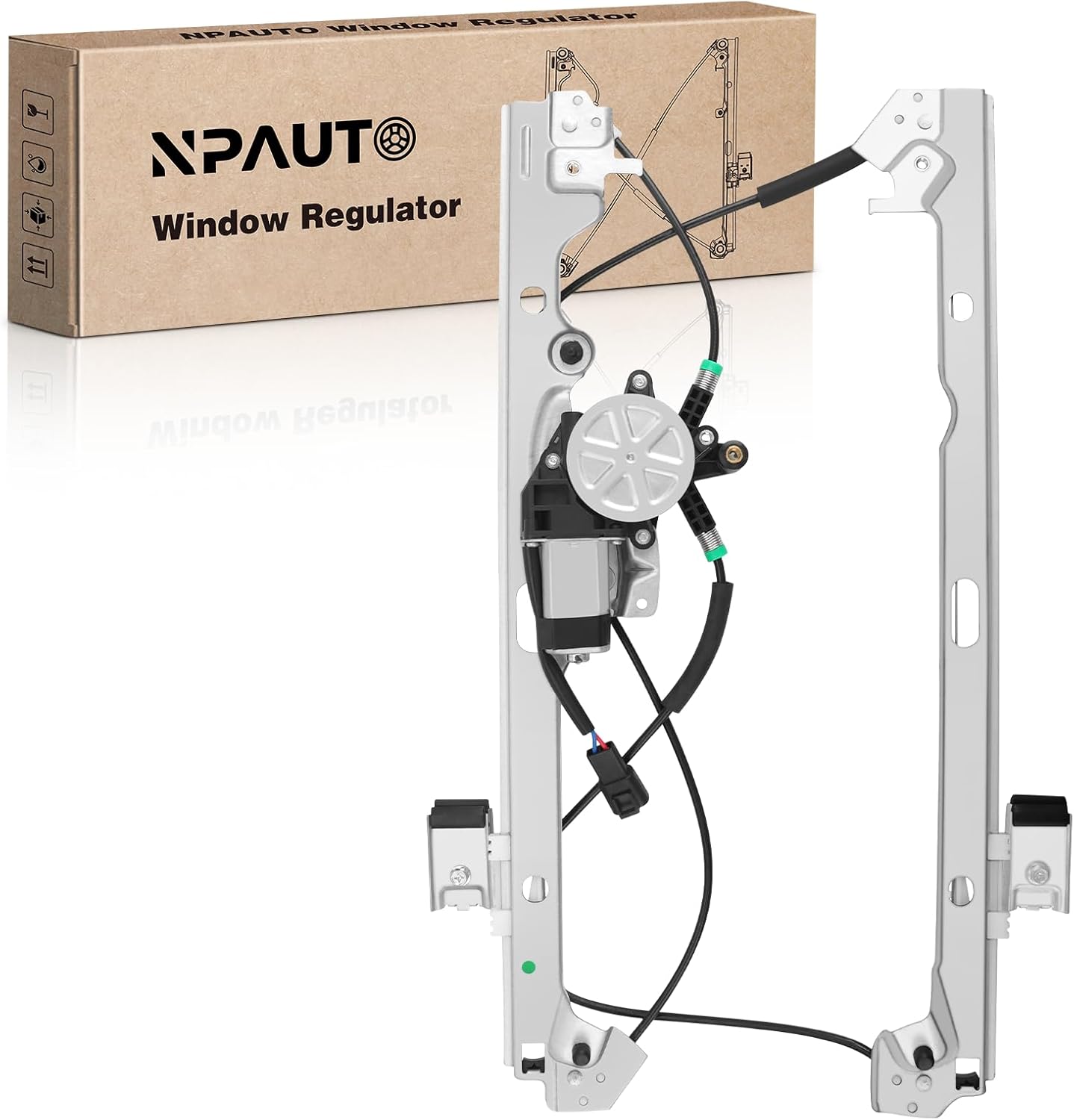 Front Passenger Side Power Window Regulator with Motor for Chevy