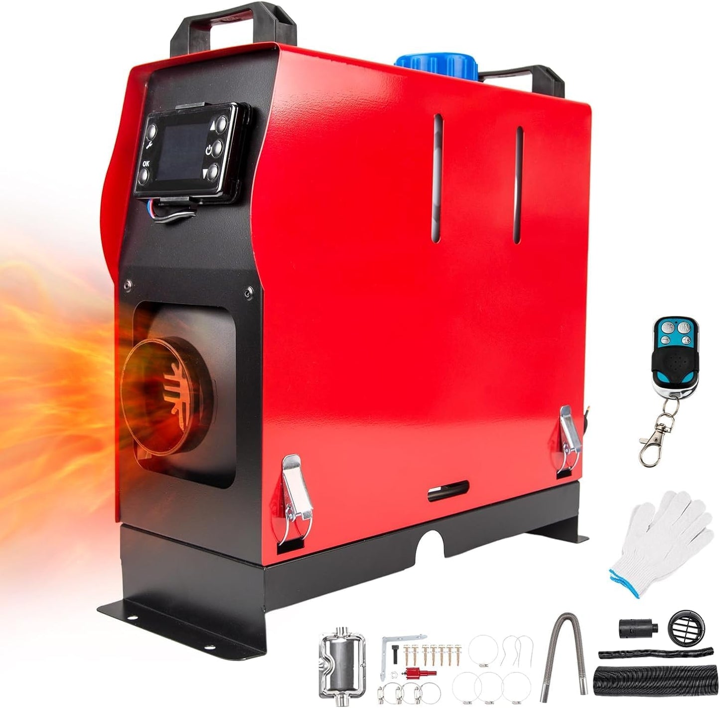 PHILTOP 8KW Diesel Air Heater - Remote Control & Timer