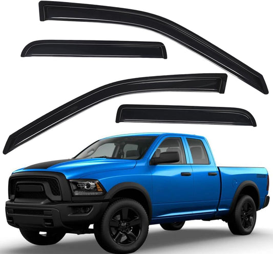 Lightronic Auto Vent Window Visors for Dodge Ram 1500 Quad Cab