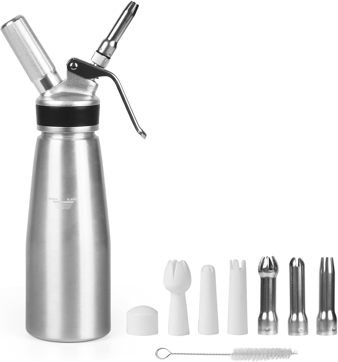 Whipped Cream Maker with 6 Nozzles - XSUPER