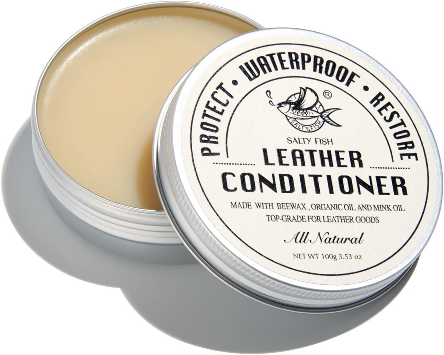 SALTY FISH All-Natural Leather Conditioner - Waterproof & Soften