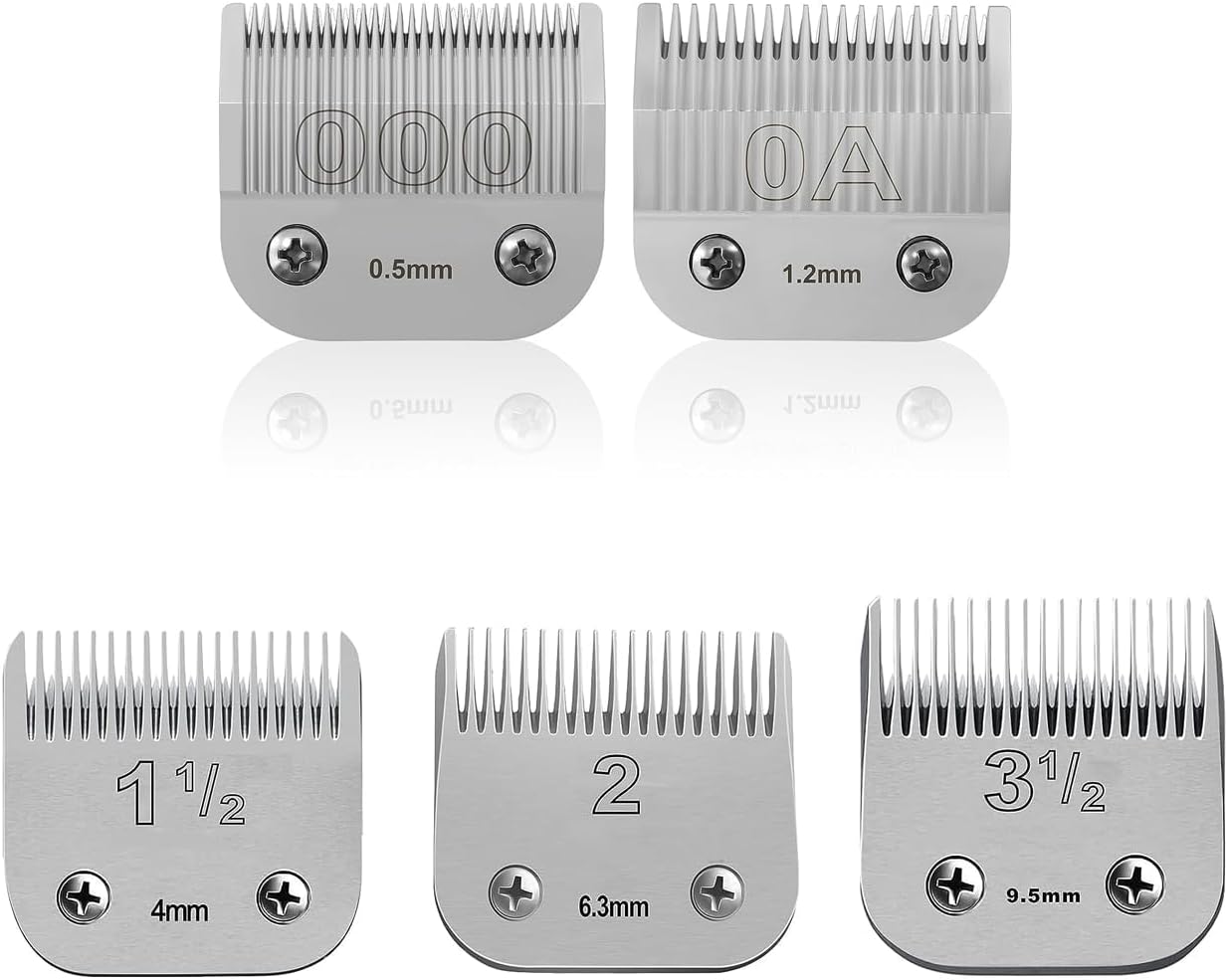 Professional Detachable Replacement Ceramic Blades Set for Clippers