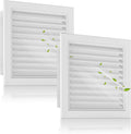 12 in x 12 in Aluminum Gable Vents 2-Pack - Paintable, Screened