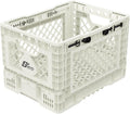 Bigant Heavy Duty Collapsible Plastic Milk Crate - Space-Saving Tote