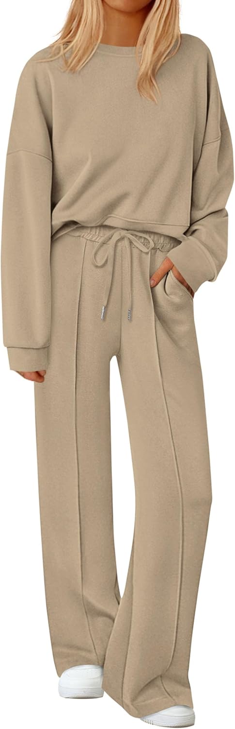 PRETTYGARDEN 2 Piece Sets for Women Stylish Fall Loungewear