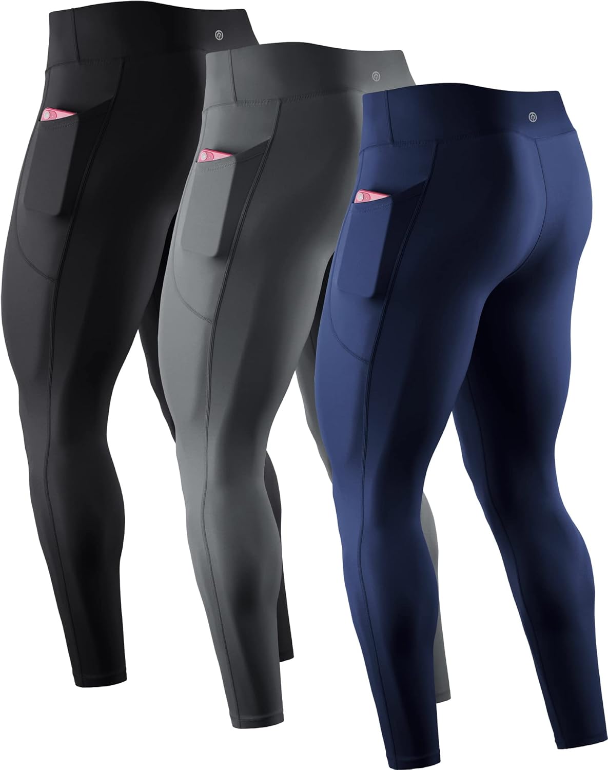 NELEUS Men's Dry Fit Compression Baselayer Pants for Comfort