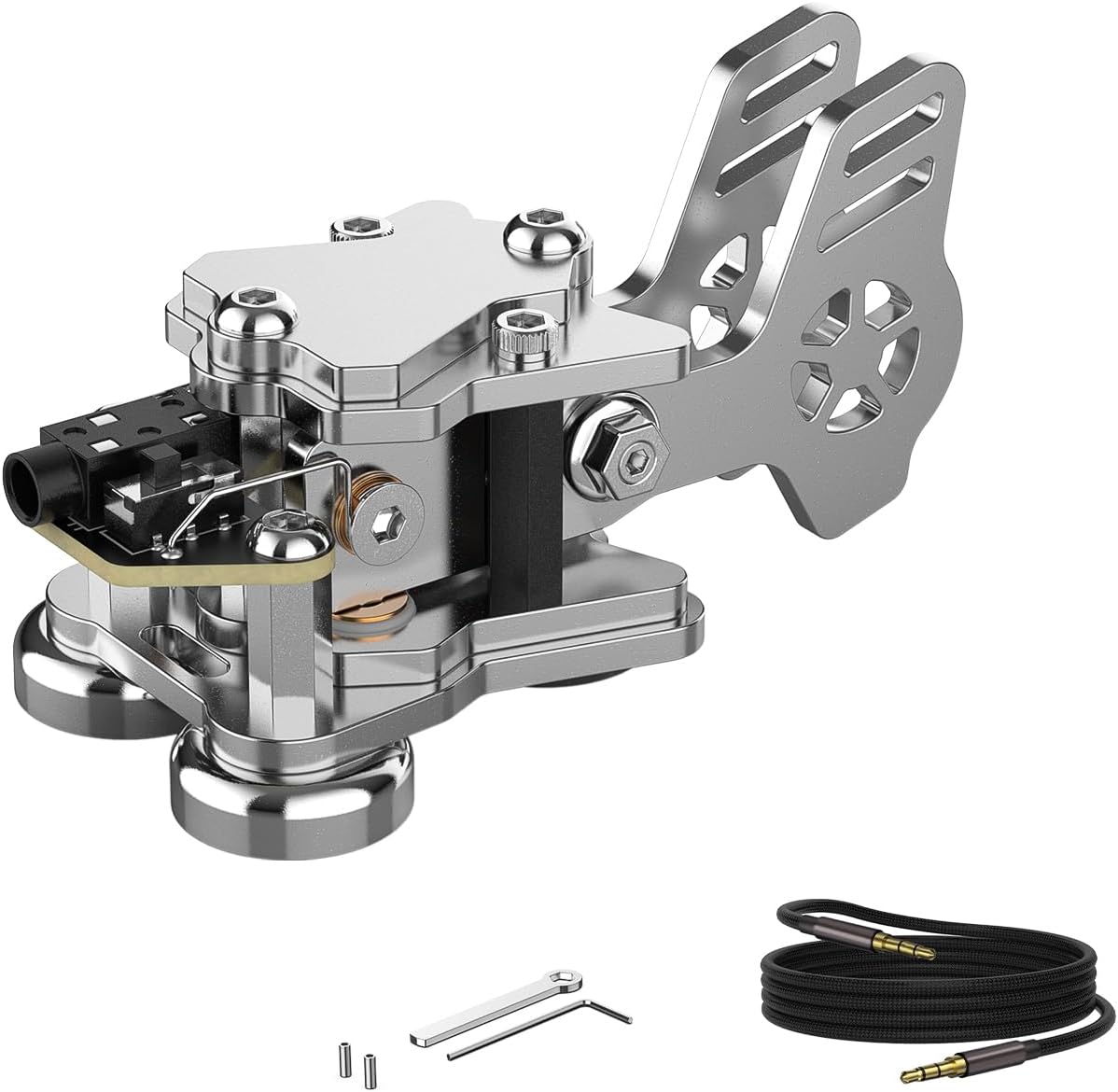 Mini Key Morse Radio Send Telegram Double Paddle Key for Enthusiasts