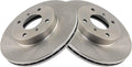 TRQ Front Brake Rotors Set Vented Compatible with 1999-2002 INFINITI