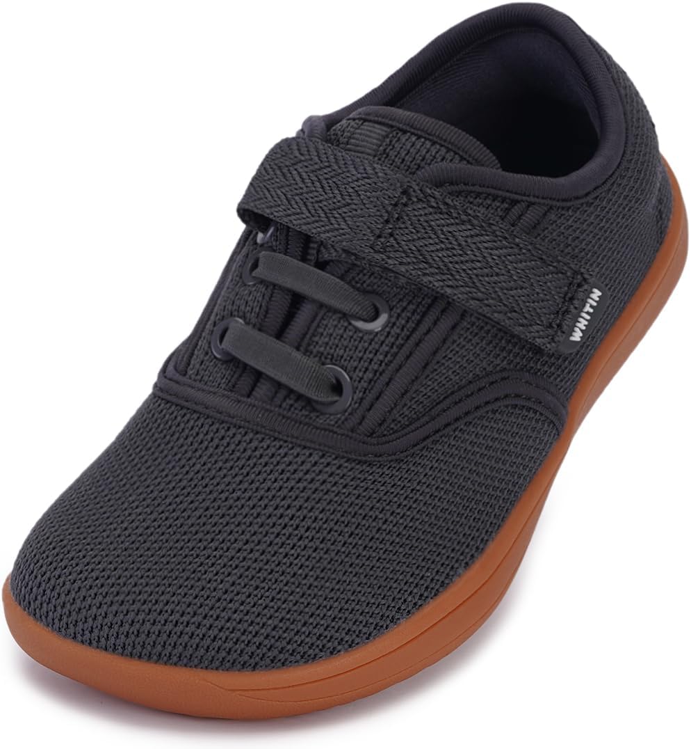 WHITIN Toddler Little Kids Barefoot Shoes with Wide Toe Box