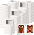 TaoBary 100 Pcs 8 in Bakery Boxes with Window - Bulk Cookie Boxes
