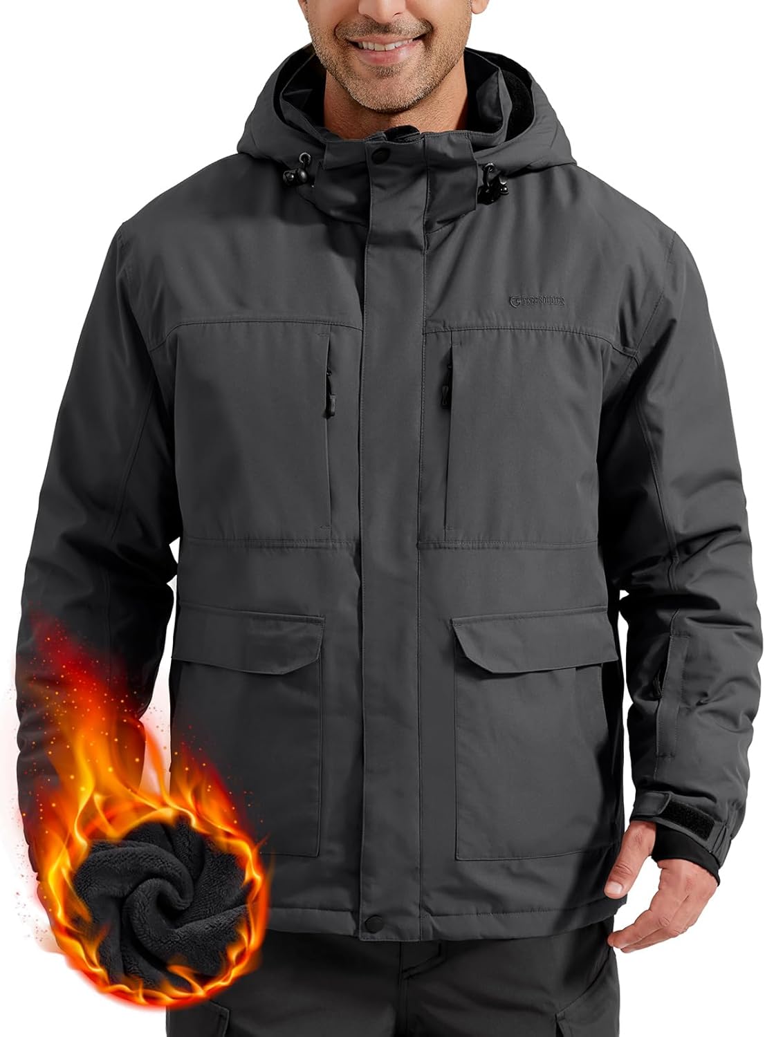 FREE SOLDIER Waterproof Ski Jacket - Ultimate Warmth