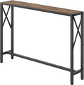 41.7ft Console Table Behind Couch - Slim Industrial Sofa Table