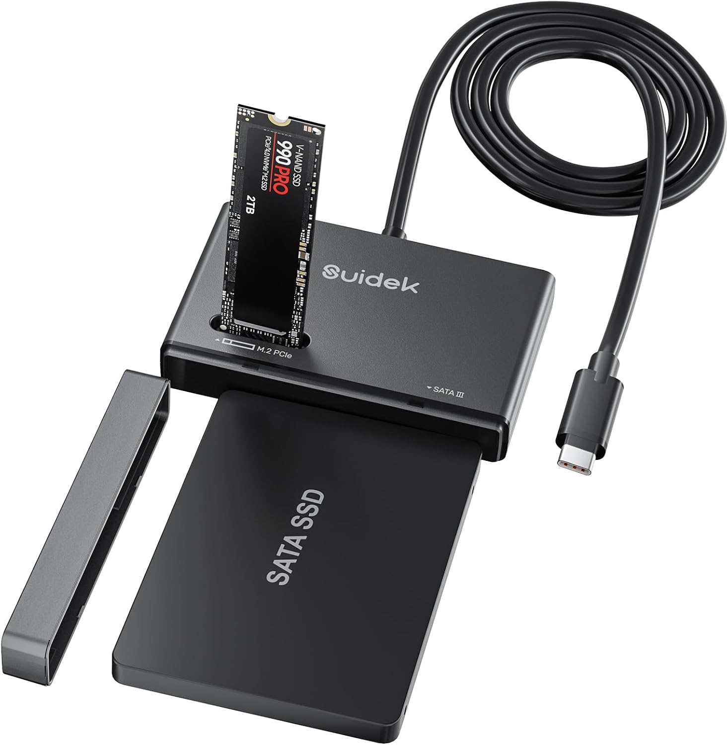 SUIDEK M.2 NVMe SSD Adapter - Fast External Storage Solution
