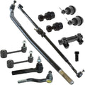 TRQ Tie Rod End Drag Link Ball Joint Sway Bar Link Kit 12pc - JK Fit