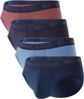 Men's Tagless Briefs with Contour Pouch - Soft Breathable Comfort