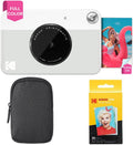 KODAK Printomatic Instant Print Camera Starter Bundle - Fun, Sticky
