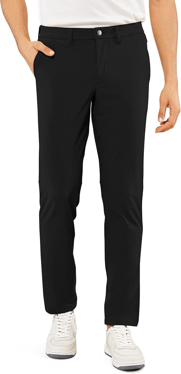 CRZ YOGA Men's Stretch Golf Pants for Comfort and Performance
