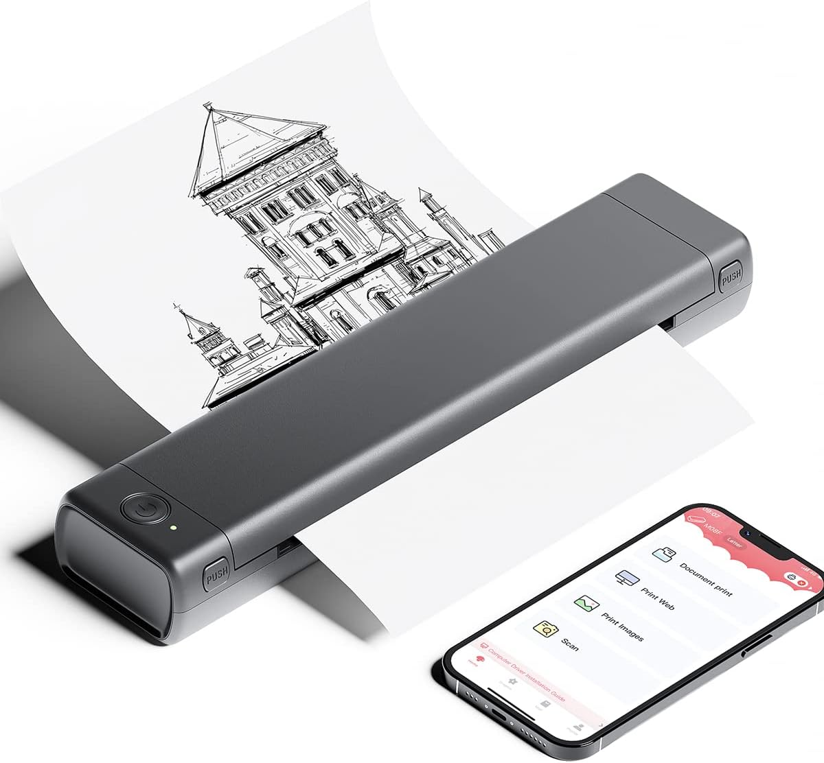 Phomemo M08F Wireless Thermal Printer: Print Anywhere!