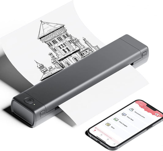 Phomemo M08F Wireless Thermal Printer: Print Anywhere!