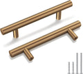 goldenwarm 20 Pack Champagne Bronze Cabinet Pulls 3-1/2 in - Brushed