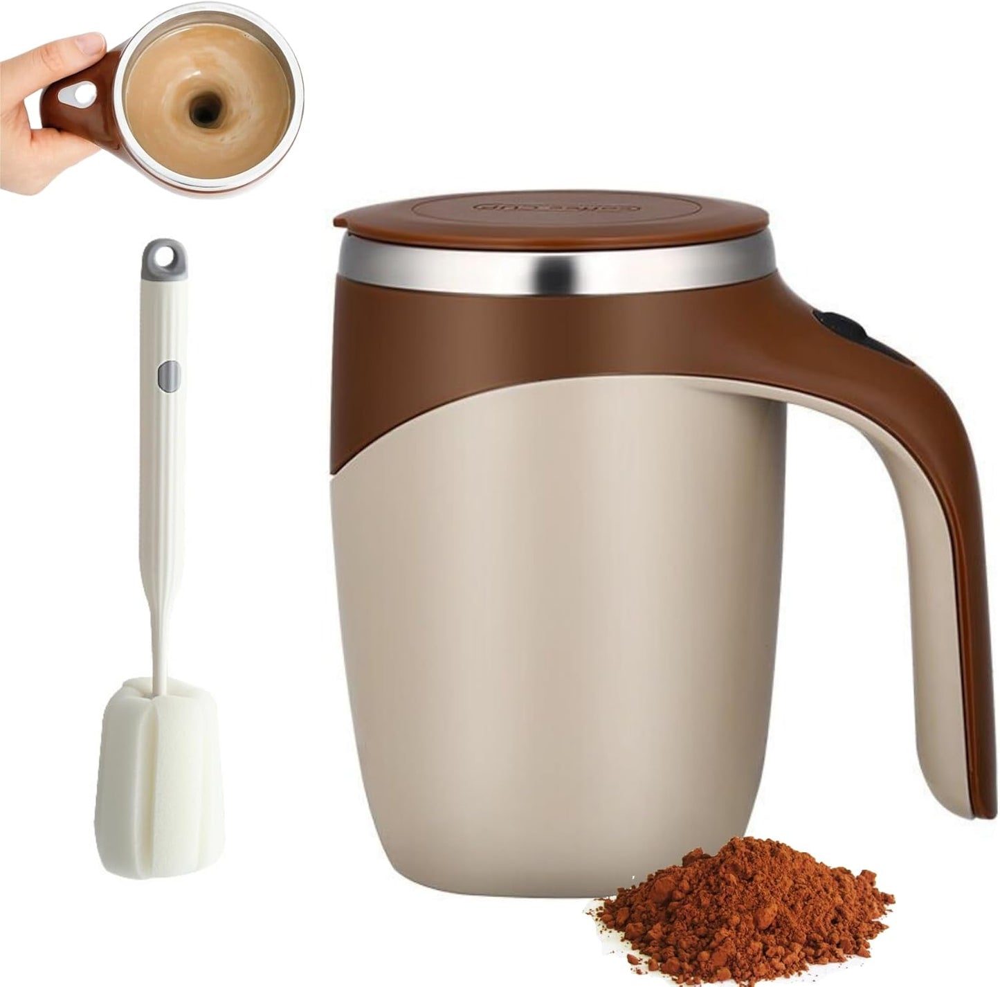 Magnetic Self-Stirring Coffee Mug