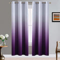 Yakamok Gradient Blackout Curtains 42x72 in - Room Darkening Ombre