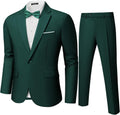 MAGE MALE Men's 2 Piece Slim Fit One Button Suit - Modern Formal Look