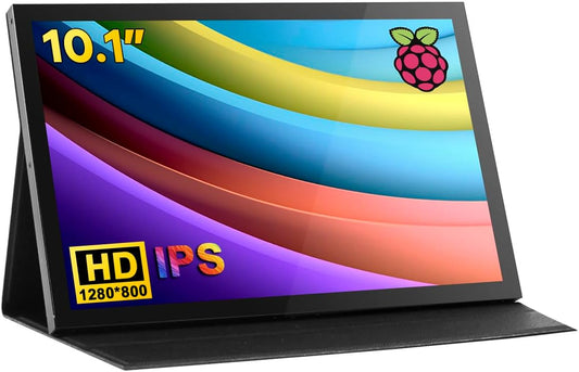 Portable 10.1 Touchscreen Monitor with Shell for Raspberry Pi & More