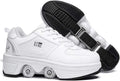 Four-Wheel 2-in-1 Roller Skate Shoes for Kids and Adults