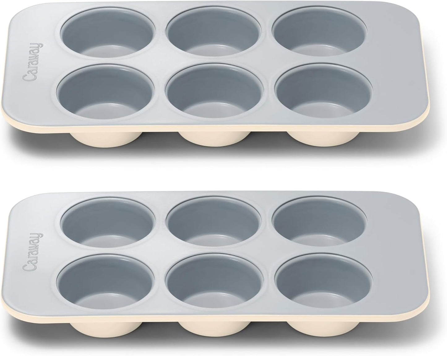 Caraway Nonstick Ceramic Muffin Pan Duo for Healthy Baking