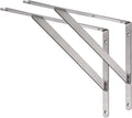 YUMORE 18ft Shelf Bracket Stainless Steel - Heavy Duty Support