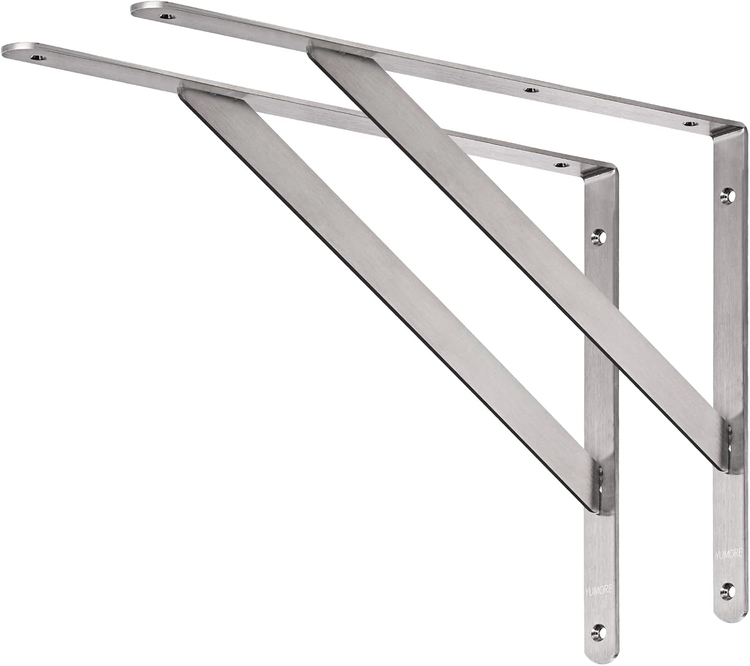 YUMORE 18in Heavy Duty Shelf Bracket for Sturdy Support