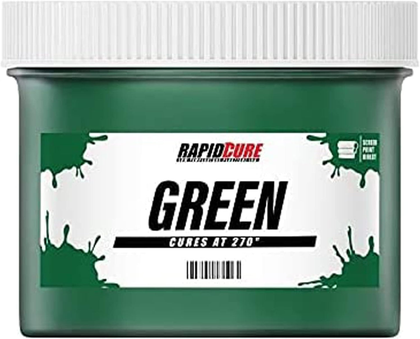 Rapid Cure Screen Printing Ink Green - Fast Curing Fabric Paint