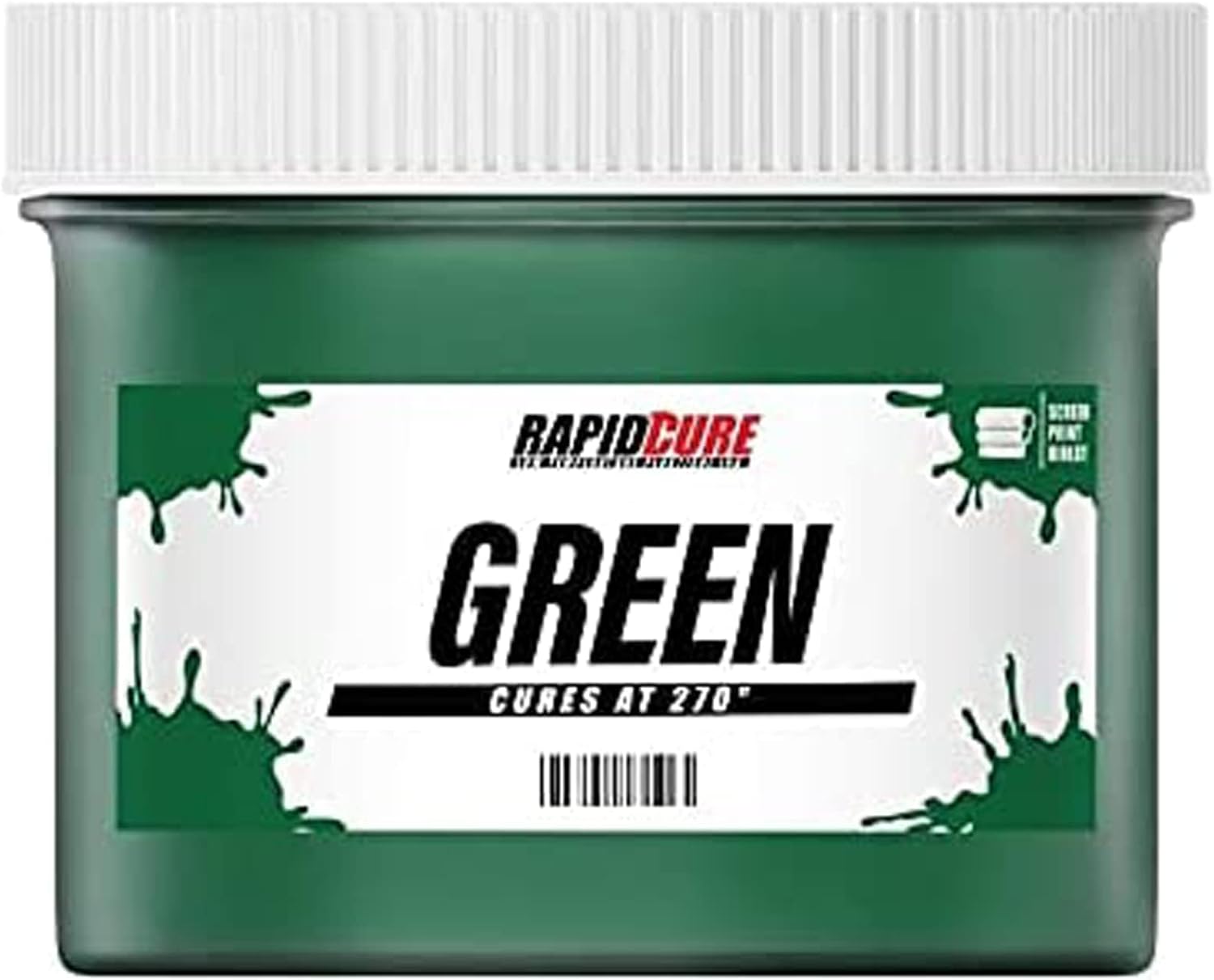 Rapid Cure Screen Printing Ink Green - Fast Curing Fabric Paint