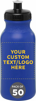 DISCOUNT PROMOS Custom 20 oz. Water Bottles for Active Lifestyles