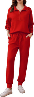 PINSPARK 2 Piece Tracksuit Set for Women - Fall Travel Joggers Women's