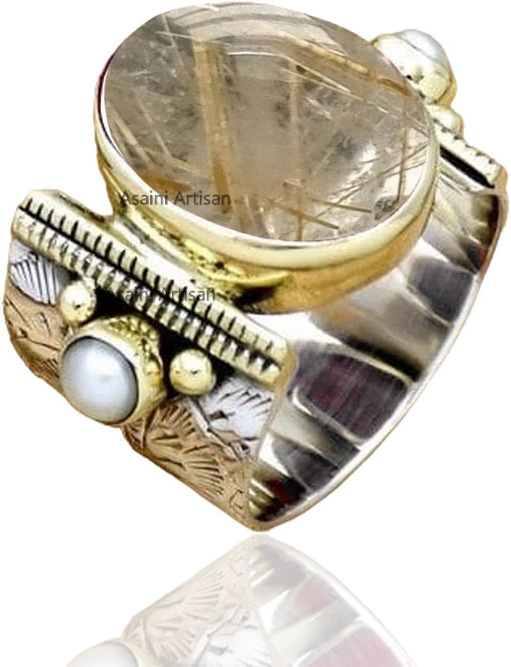 10x14 MM Oval Gemstone Solid 925 Sterling Silver Ring for Women