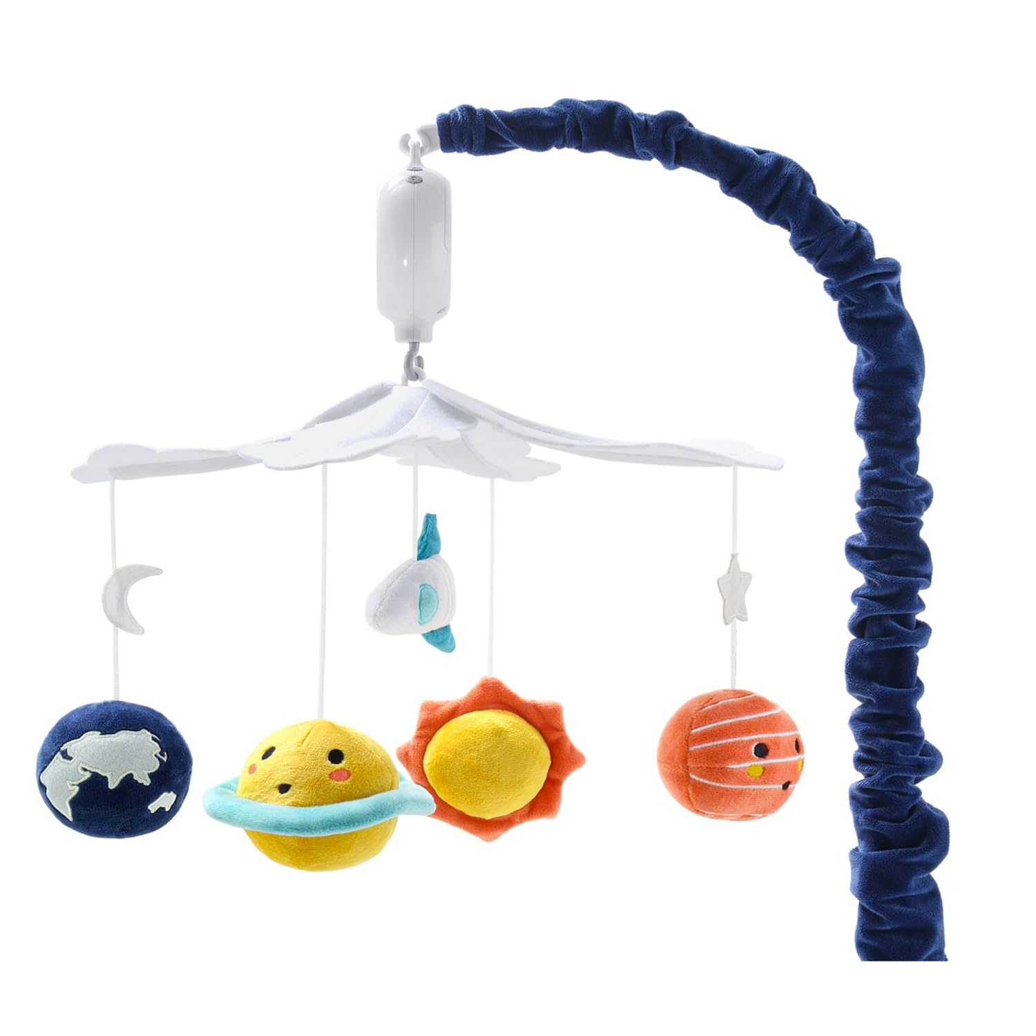 Space Explorer Crib Mobile with 12 Lullabies for Nursery Decor