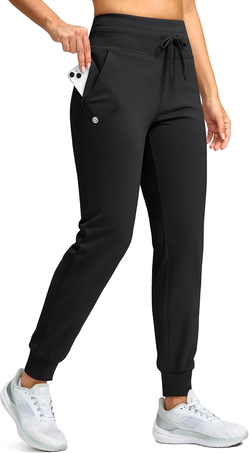 G Gradual Women's Fleece Lined Joggers for Winter Comfort