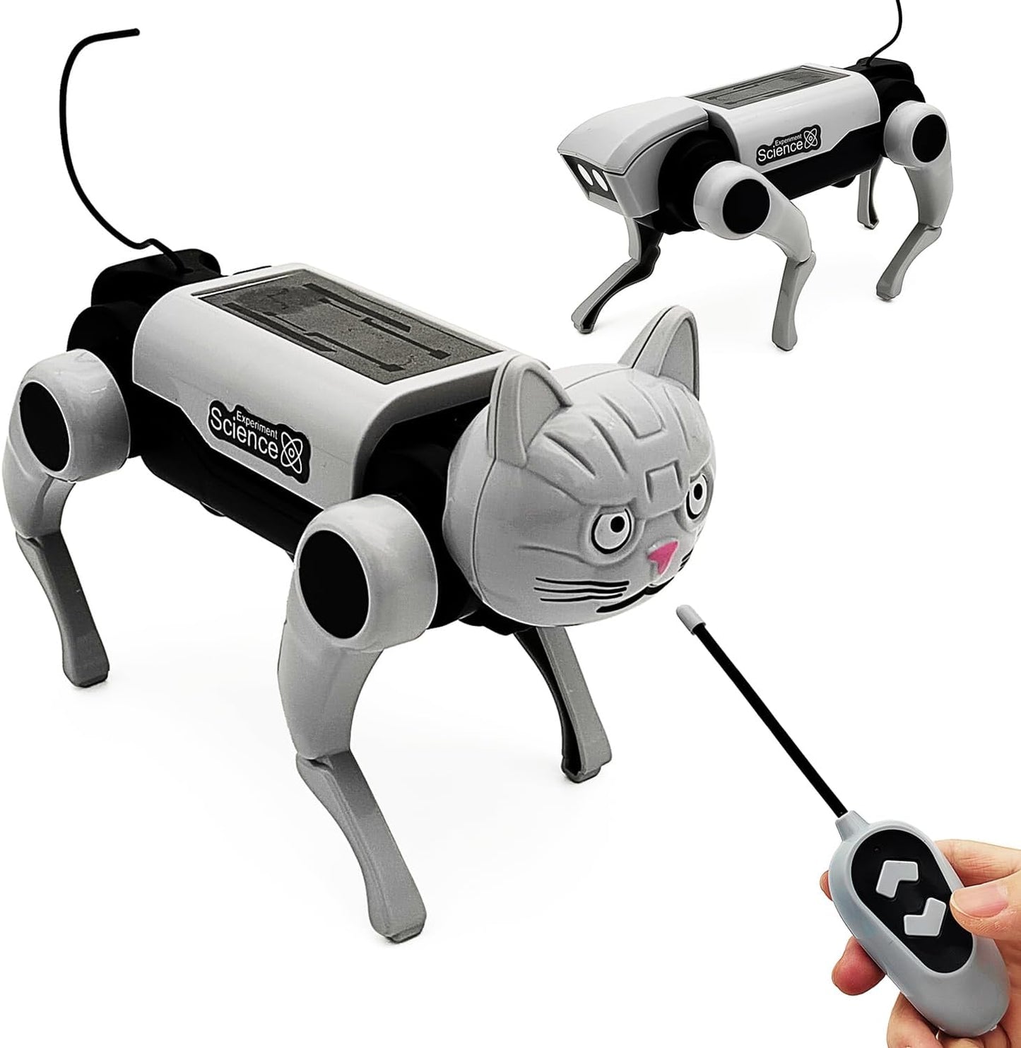 Yingmate Robot Dog - Remote Control, DIY, 2 Heads - Kids Birthday Gift