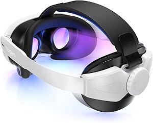 YOGES Head Strap for Meta Quest 3 - Comfort Elite Adjustable Strap