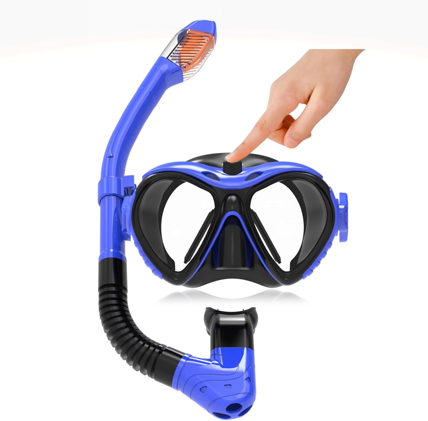 SABRE COVE Full Face Snorkel Set - Anti-Leak, Fog-Free
