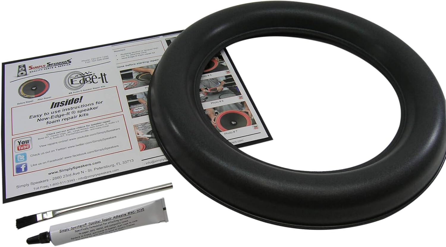 Speaker Foam Repair Kit for JL Audio 13W7 and Fathom Subwoofers