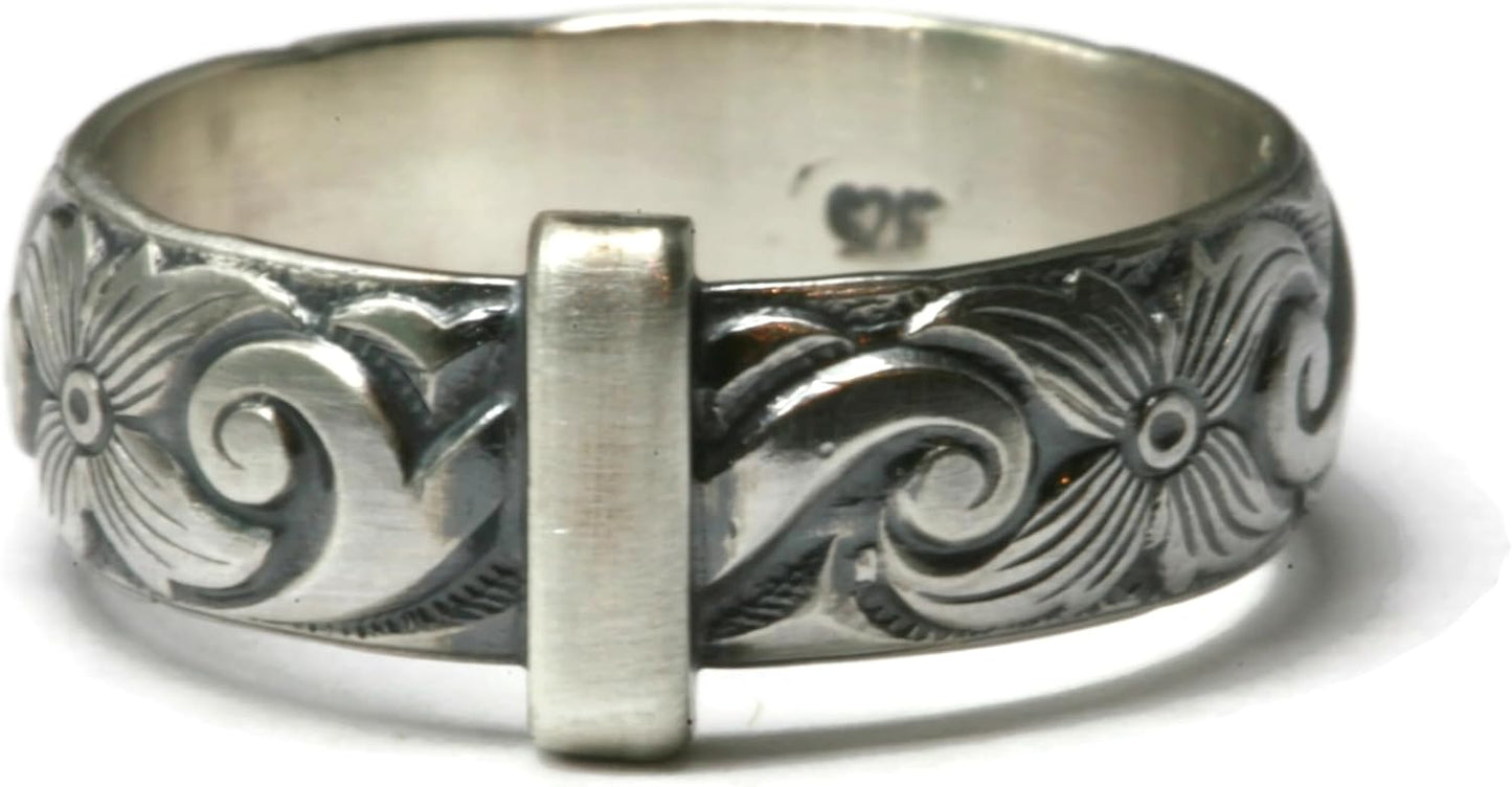 Handmade Outlander Celtic Style 925 Sterling Silver Ring