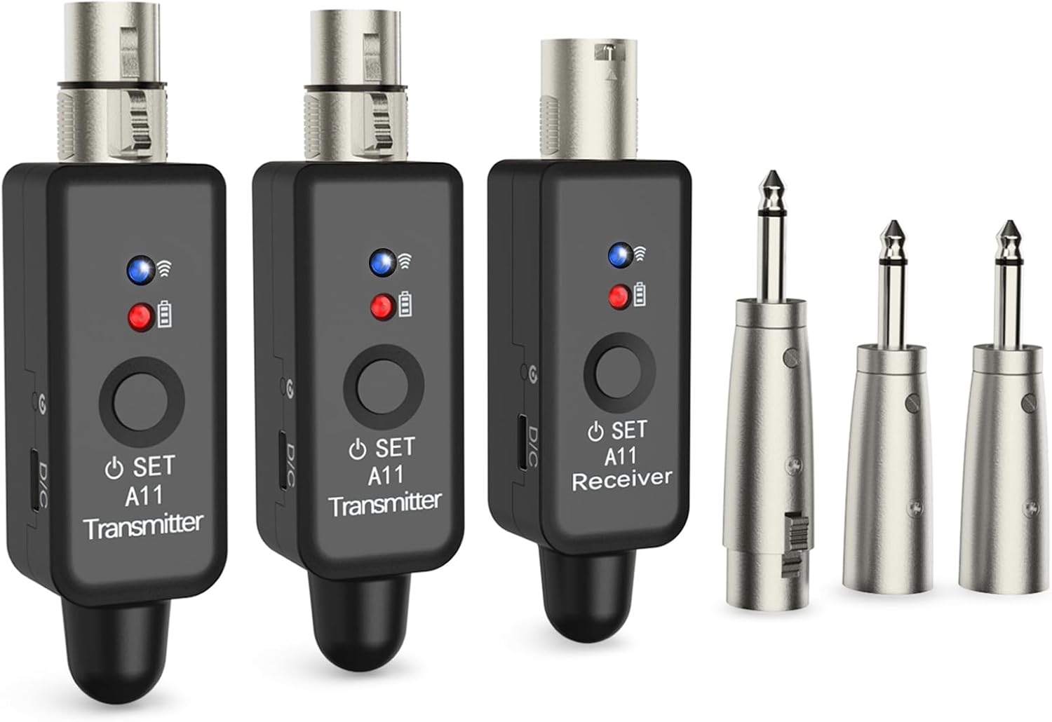 A11 Wireless Microphone System for Dynamic Microphones and PA