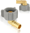 HeSun 50-Pack PEX Fittings for Toilet Ballcock Swivel Elbow
