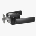 ULTRALOQ Handle Push Pull Black Front Door Handle Set - Coordinated